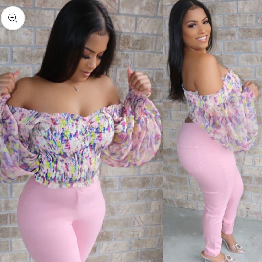 Lantern Sleeve Bohemian Blouse